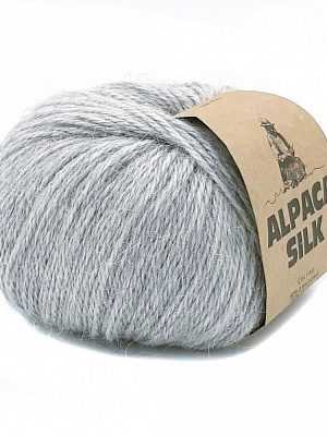 0434 alpaca silk svetlo seryy melanzh 300x400 - Michell Alpaca Silk - 0434 (светло-серый меланж)