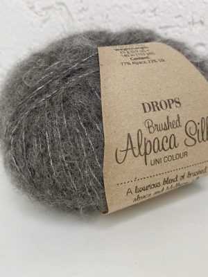03 DROPS Brushed Alpaca Silk (серый)