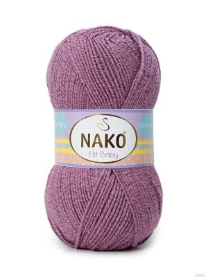 21352 Nako Elit Baby (розово-серый мулине)