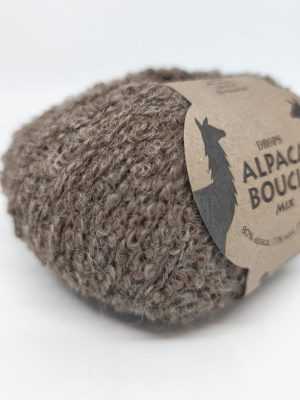 0602 DROPS Alpaca Boucle mix (коричневый)