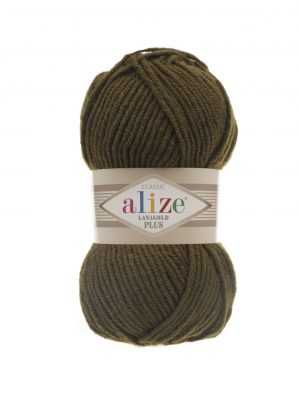 214 Alize Lanagold Plus (оливковый зеленый) упаковка