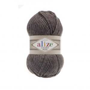 240 Alize Lanagold Plus (коричневый меланж) упаковка