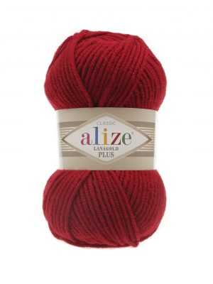 56 Alize Lanagold Plus (красный) упаковка
