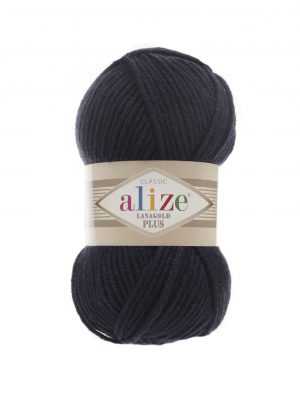 58 Alize Lanagold Plus (темно-синий) упаковка