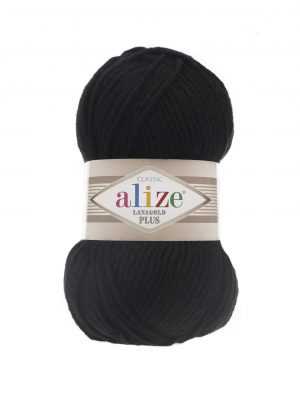 60 Alize Lanagold Plus (черный) упаковка