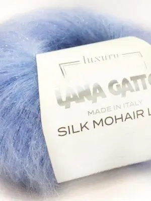 8480 lana gatto silk mohair lurex goluboy 300x400 - Lana Gatto Silk Mohair Lux - 8480 (голубой)