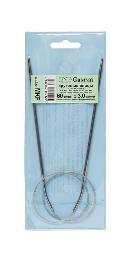 spitsy gamma krugovye metall 60 sm - Спицы GAMMA круговые 60 см металл с метал.леской