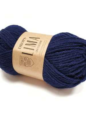 9016 DROPS Lima uni colour (темно-синий)