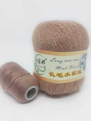 04 Long Mink Wool Норка белая этикетка (карамельно-бежевый)