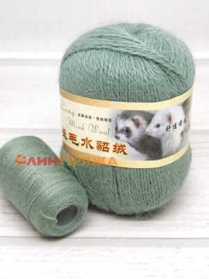20 НОРКА Long Mink Wool (пыльная мята)