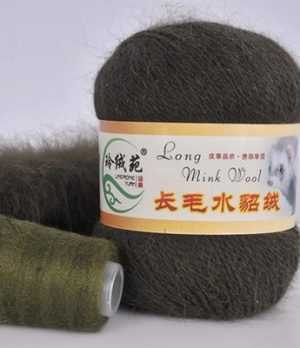 24 НОРКА Long Mink Wool (оливковый)