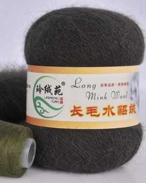 26 НОРКА Long Mink Wool (тёмно-болотный)