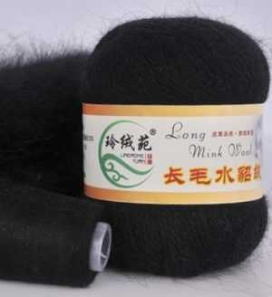32 НОРКА Long Mink Wool (черный)