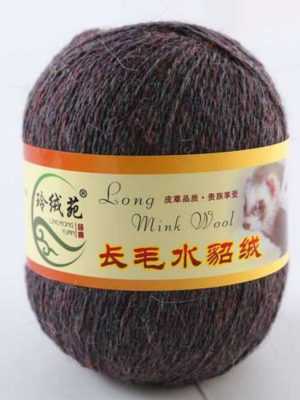 70 НОРКА Long Mink Wool (серый меланж)