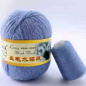 75 НОРКА Long Mink Wool (т голубой)