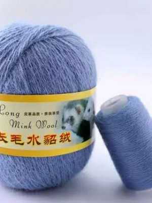 75 НОРКА Long Mink Wool (т голубой)
