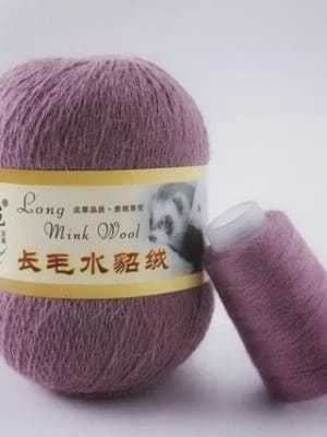 76 НОРКА Long Mink Wool (лиловый)