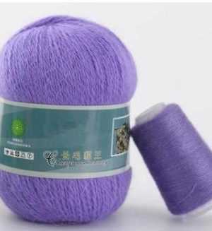 045 norka long mink wool 300x327 - Пух норки синяя этикетка - 045 (сиреневый аметист)