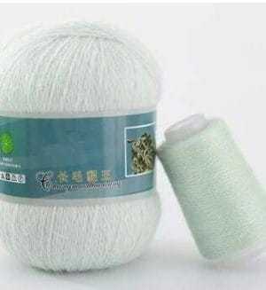 048 NORKA long mink wool 1 - Пух норки синяя этикетка - 048 (цвет воды)