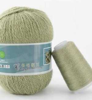 053 norka long mink wool 300x325 - Пух норки синяя этикетка - 053 (аспарагус)