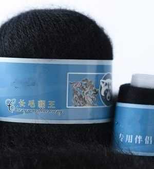 811 norka long mink wool 300x329 - Пух норки синяя этикетка - 811 (черный)
