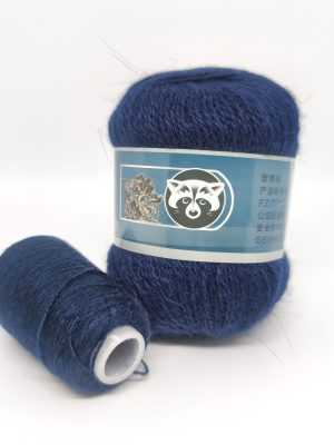 820 NORKA long mink wool tyomno siniy dzhins 300x400 - Пух норки синяя этикетка - 820 (приглушенно т.синий)