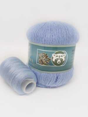 825 NORKA long mink wool 2 300x400 - Пух норки синяя этикетка - 825 (голубой)