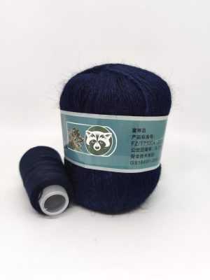 842 NORKA long mink wool 1 300x400 - Пух норки синяя этикетка - 842 (темно-синий)