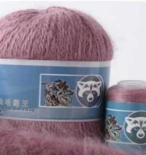 851 norka long mink wool 300x320 - Пух норки синяя этикетка - 851 (сухая роза)