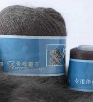 852 norka long mink wool 300x326 - Пух норки синяя этикетка - 852 (серо-коричневый)