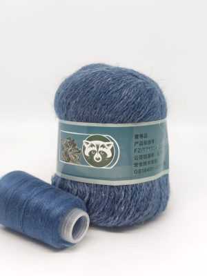 884 NORKA long mink wool 1 300x400 - Пух норки синяя этикетка - 884 (джинсовый меланж)