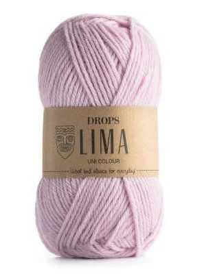 3145 DROPS Lima uni colour (розовая пудра)