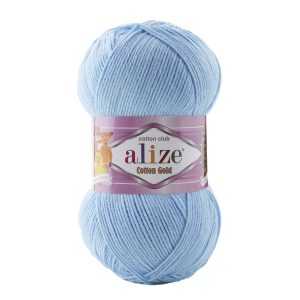 728 Alize Cotton Gold (голубой)