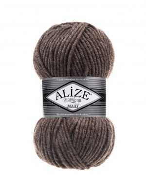 240 Alize Superlana Maxi (коричневый меланж)