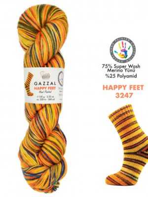 3247 gazzal happy feet 300x400 - Gazzal Happy Feet - 3247