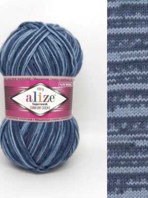 7677 Alize Superwash Comfort Socks