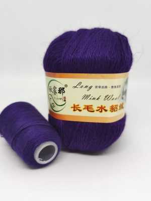 12 Норка Long Mink Wool (фиолетовый)