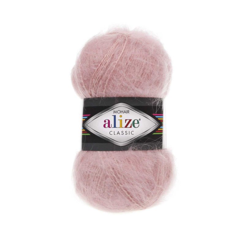 161 MOHAIR CLASSIC (пудра) 161 Alize Mohair Classic (пудра)