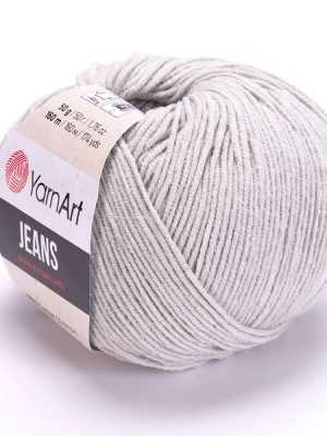 yarnart jeans 49 300x400 - YarnArt JEANS - 49 (светло-серый)