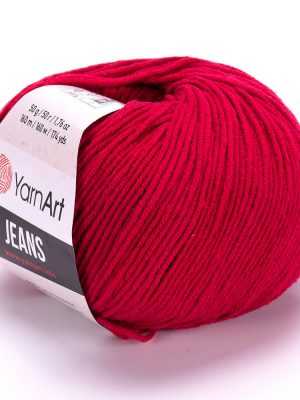 yarnart jeans 51 300x400 - YarnArt JEANS - 51 (темно-красный)