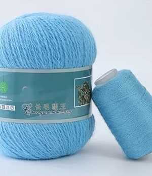 068 NORKA long mink wool 300x347 - Пух норки синяя этикетка - 068 (голубой)