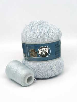 069 NORKA long mink wool 1 300x400 - Пух норки синяя этикетка - 069 (бело-голубой меланж)