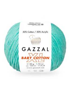 3452xl n 300x400 - Gazzal Baby Cotton XL - 3452XL (св. бирюзовый)