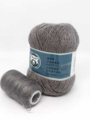 889 NORKA long mink wool 1 300x400 - Пух норки синяя этикетка - 833 (серый меланж)