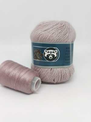 h889 NORKA long mink wool 1 300x400 - Пух норки синяя этикетка - H889 (бежево-розовый)