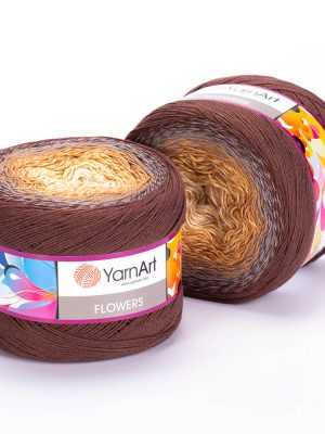 yarnart flowers 284 300x400 - YarnArt Flowers - 284 (бел/рыж/сер/коричн)