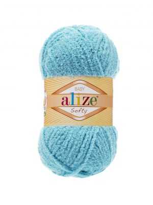 128 Alize Softy (светлая бирюза)