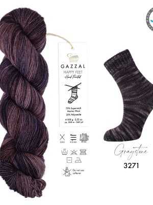 3271 gazzal happy feet 300x400 - Gazzal Happy Feet - 3271 (серый камень)