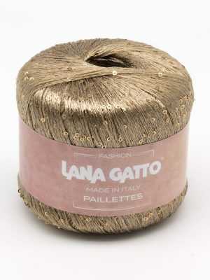 8600 lana gatto paillettes 300x400 - Lana Gatto Paillettes - 8600 (т.золото пайетки золото)