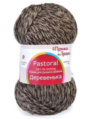 1560 Троицкая Деревенька (мулине серый-коричневый)